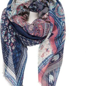 Scarf for Women Lightweight Floral Flower for Spring Summer Scarves Shawl Wrap